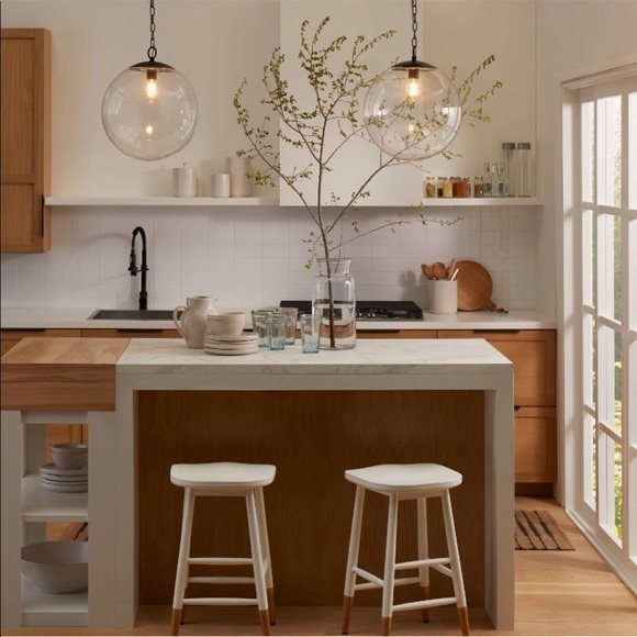 THRESHOLD Designed with STUDIO MCGEE Glass Ceiling Pendant Light - Picture 2 of 6